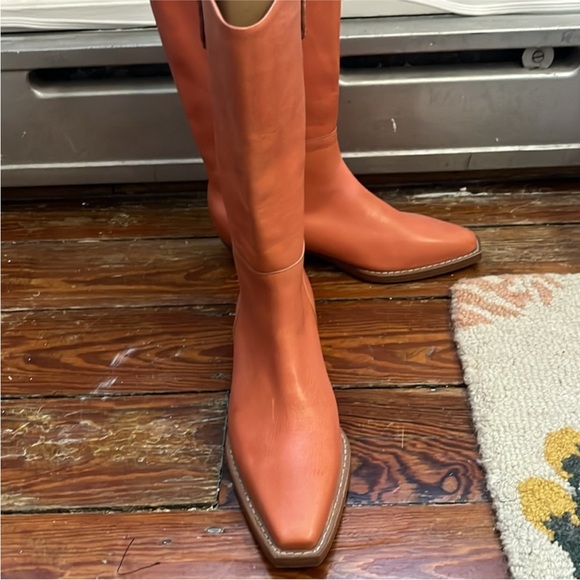 Free People Coral Leather Ankle Boots - Picture 2 of 3